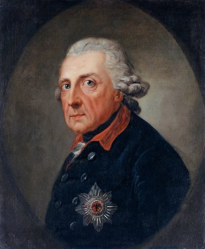 Frederick the Great by Anton Graff