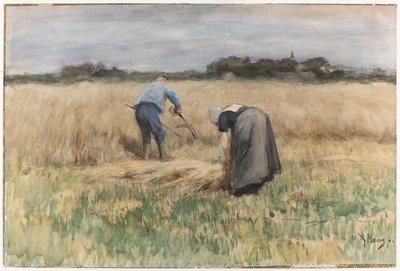 The Harvest by Anton Mauve