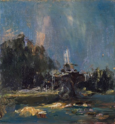 Garden with Fountain by Antonio Ambrogio Alciati