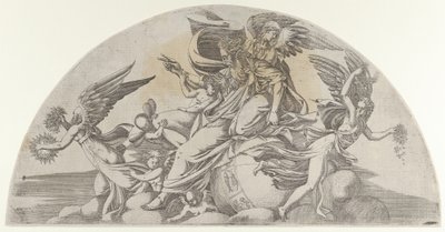 God Seated on the World, 1540-45 by Antonio Fantuzzi