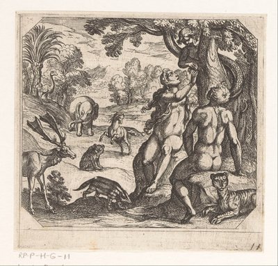 The Temptation of Eve (The Creation) by Antonio Tempesta