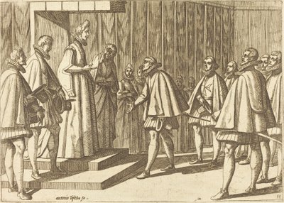Italian Prince before Margaret of Austria by Antonio Tempesta