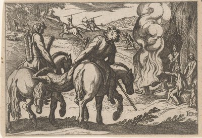 Hunting Deer (Hunting Scenes, Part 3) by Antonio Tempesta