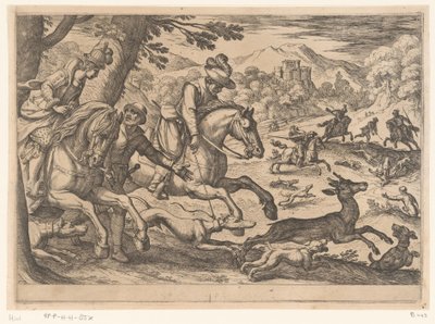 Deer Hunt by Antonio Tempesta
