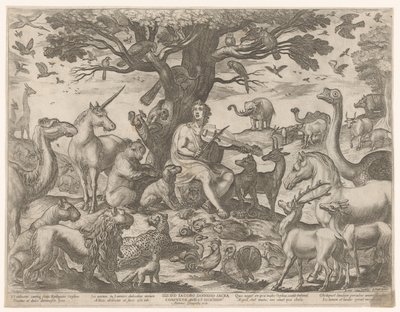 Orpheus Enchants the Animals with His Music by Antonio Tempesta
