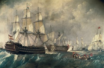 Fight of Saint Vincent by Antonio de Brugada