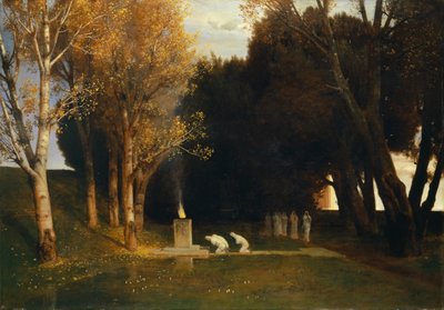 Sacred Grove by Arnold Böcklin