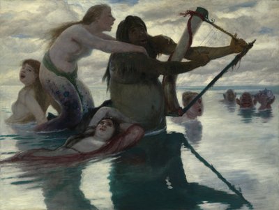 In the Sea by Arnold Böcklin