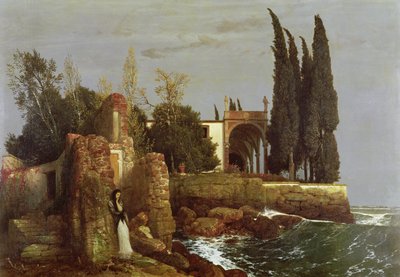 Villa by the Sea by Arnold Böcklin