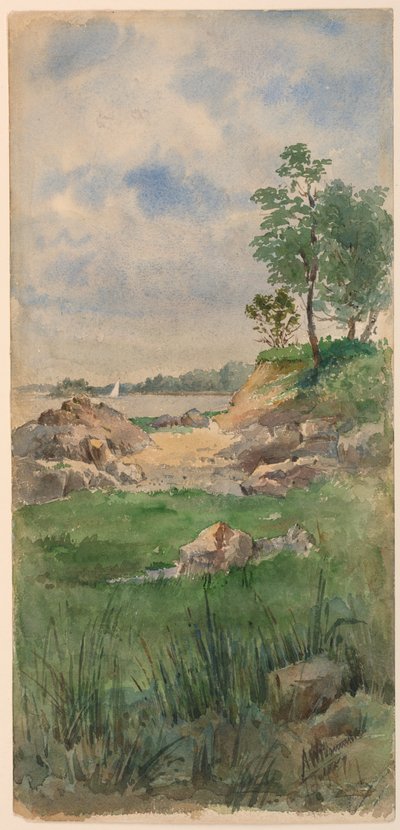 Landscape of Nantucket Island by Arnold William Brunner