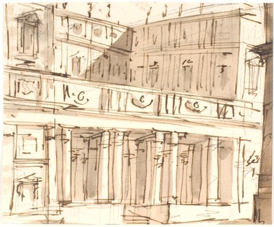 Palace with Colonnade by Aron Wallick