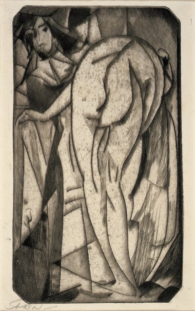 Bathing Woman and Servant by Arthur B. Davies