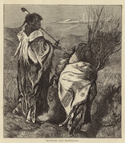 Hiawatha and Minne-Ha-Ha by Arthur Boyd (after) Houghton