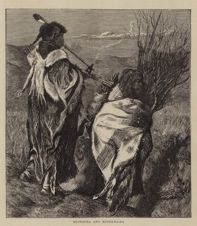 Hiawatha and Minne-ha-ha by Arthur Boyd Houghton