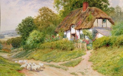 Watching the Sheep by Arthur Claude Strachan