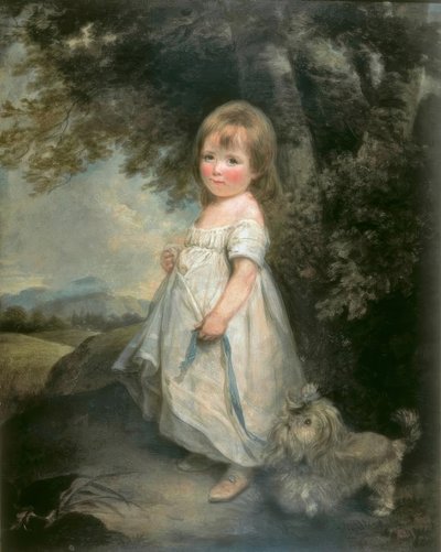 Miss Anderson with Her Dog by Arthur Devis