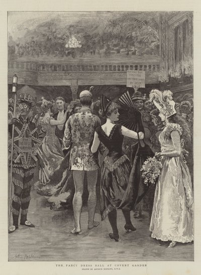 The Fancy Dress Ball at Covent Garden by Arthur Hopkins