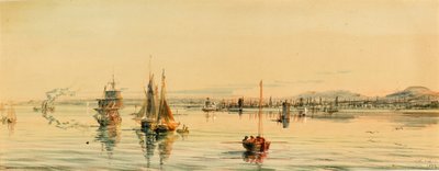 Dundee from the River by Arthur Lee