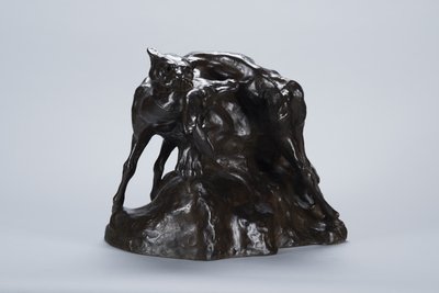 Puma Carrying Deer Carcass, c.1900 by Arthur Putnam