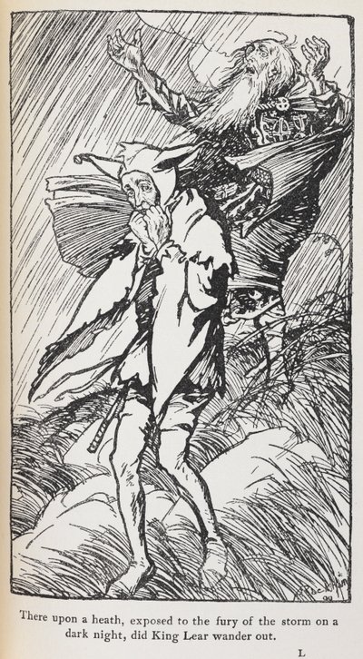 Illustration of King Lear by Arthur Rackham