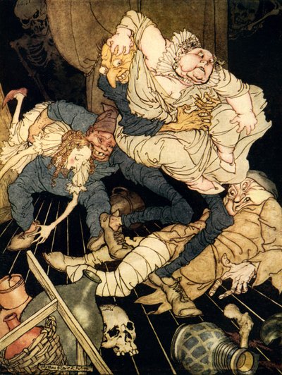 King Pest by Arthur Rackham