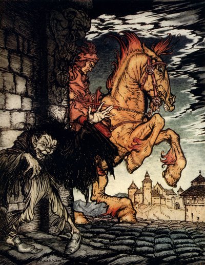 Metzengerstein by Arthur Rackham