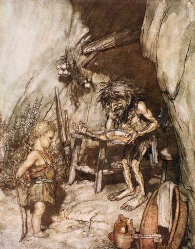 Mime and the Infant by Arthur Rackham