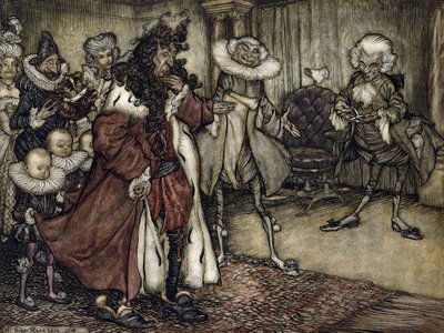 Preparing the King by Arthur Rackham