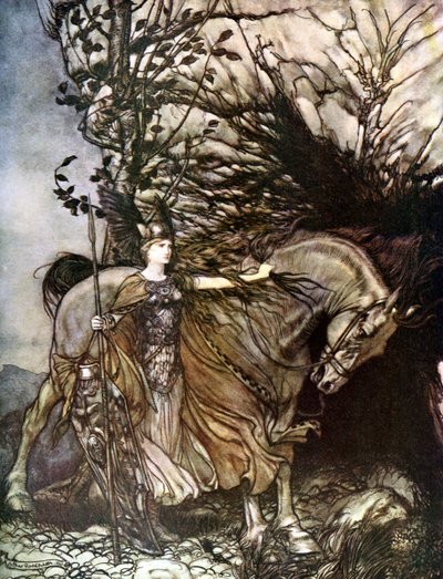 The Valkyrie by Arthur Rackham