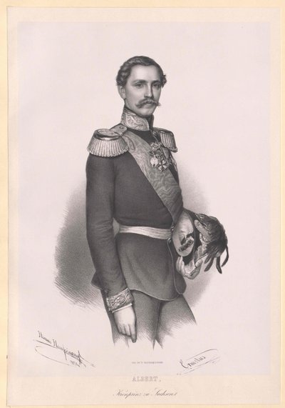 Albert I King of Saxony by Artist Unknown