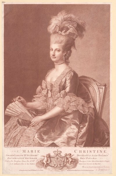 Archduchess of Austria Marie Christine by Artist Unknown