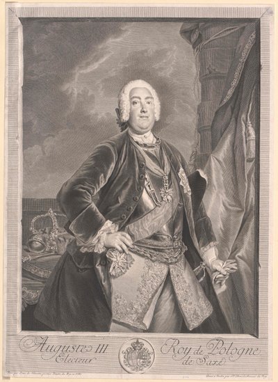 Elector of Saxony Frederick August II by Artist Unknown