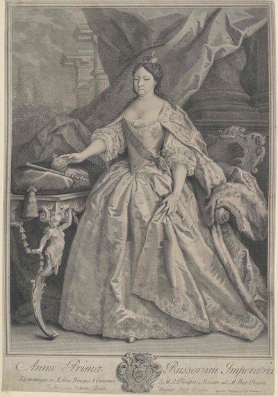 Empress Anna Ioannovna of Russia by Artist Unknown