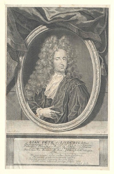 Johann Peter von Ludewig (print) by Artist Unknown