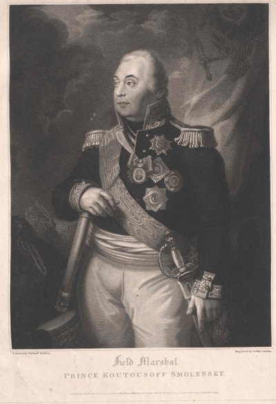 Mikhail Ilarinovich Golenishchev Prince Kutuzov-Smolensky by Artist Unknown