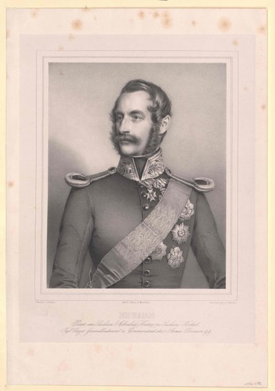 Prince Eduard of Saxe Altenburg by Artist Unknown