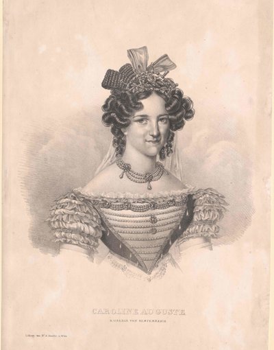 Princess of Bavaria (1792-1873) Caroline by Artist Unknown
