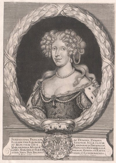 Princess of Brunswick-Wolfenbuettel Elisabeth Eleanor by Artist Unknown