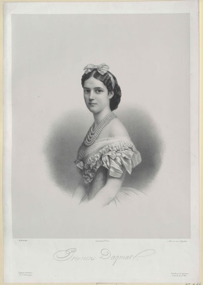 Princess of Denmark Dagmar by Artist Unknown