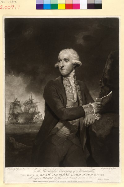 Samuel viscount Hood by Artist Unknown