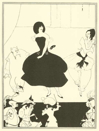 Comedy Ballet of Marionettes (lithograph) by Aubrey (after) Beardsley