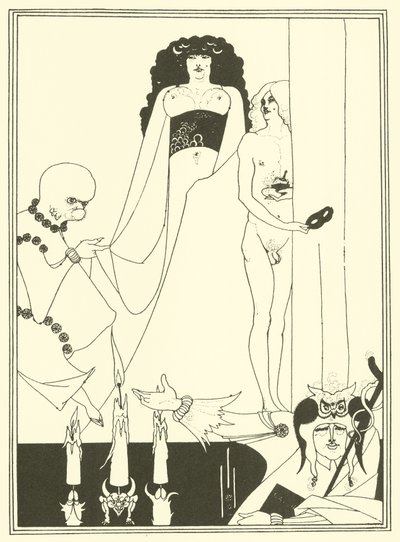 Herodias (lithograph) by Aubrey (after) Beardsley