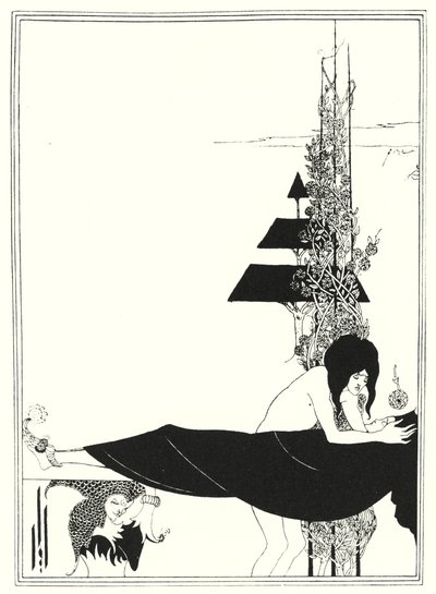 The Platonic Lament by Aubrey (after) Beardsley