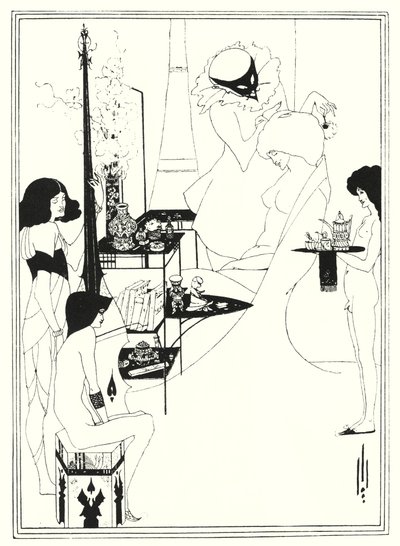 The Toilette of Salome by Aubrey (after) Beardsley