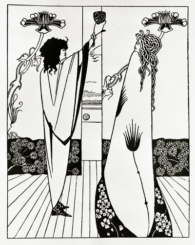 How Tristan Drank the Love Potion, c.1894 by Aubrey Beardsley