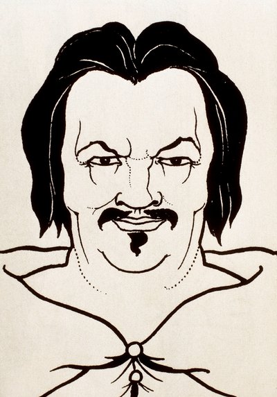 Portrait of Honore de Balzac by Aubrey Beardsley