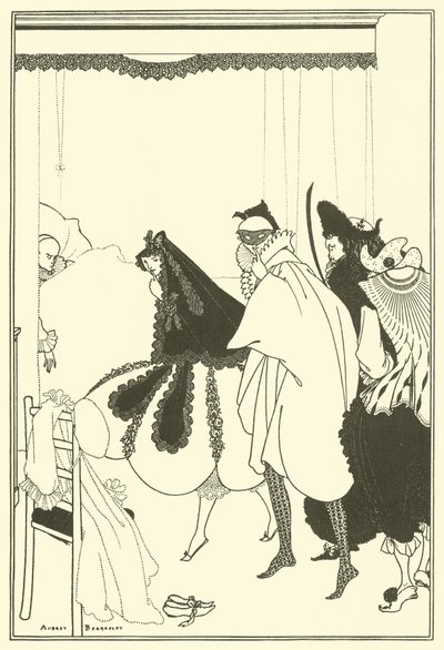 The Death of Pierrot by Aubrey Beardsley