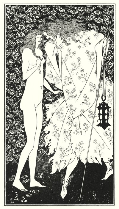 The Mysterious Rose Garden by Aubrey Beardsley