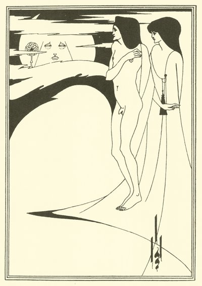 The Woman in the Moon by Aubrey Beardsley