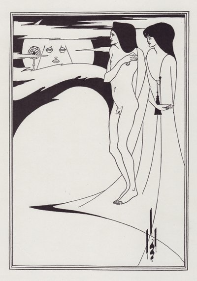 The Woman in the Moon, 1893 by Aubrey Beardsley